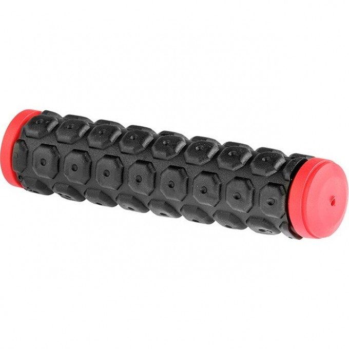 Грипсы VLG-184D2 Velo 130мм чёрно-красные 150119