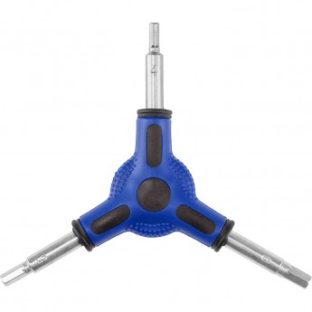 Ключ комбинированный KL-9736B Kenli Y-образный 4/5/6 мм