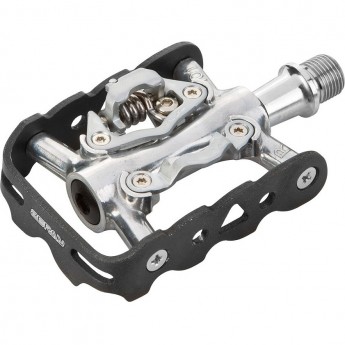 Педали FP-101S (ZP-101Z) Feimin контактные односторонние ось 9/16", алюминий/сталь, серебристыe Педали FP-101S (ZP-101Z) Feimin контактные односторонние ось 9/16", алюминий/сталь, серебристыe