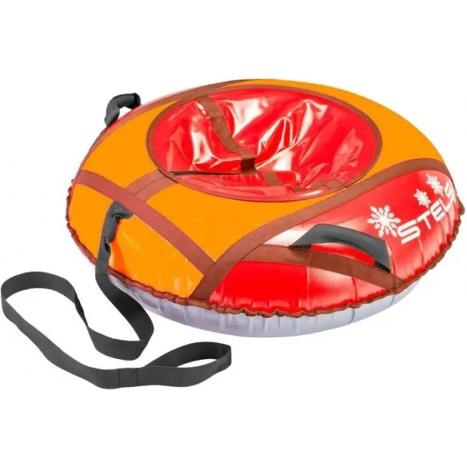 Санки надувные 110 см STELS Тюбинг Красный/Оранжевый 2008281010075