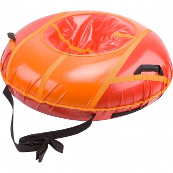 Санки надувные STELS D125 см, красно-оранжевые Санки надувные STELS D125 см, красно-оранжевые