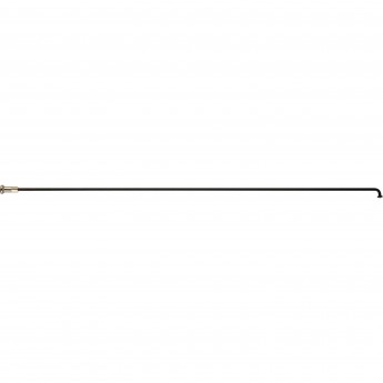 Спица с латунным ниппелем 273 мм, стальная черная Спица с латунным ниппелем 273 мм, стальная черная