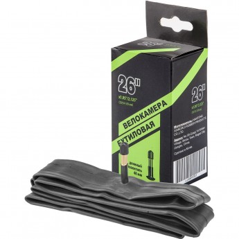 Велокамера NTG 26"x1.95"/2.125" в индивидуальной упаковке Велокамера NTG 26"x1.95"/2.125" в индивидуальной упаковке