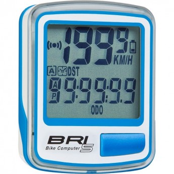 Велокомпьютер STELS BRI-5 бело-синий