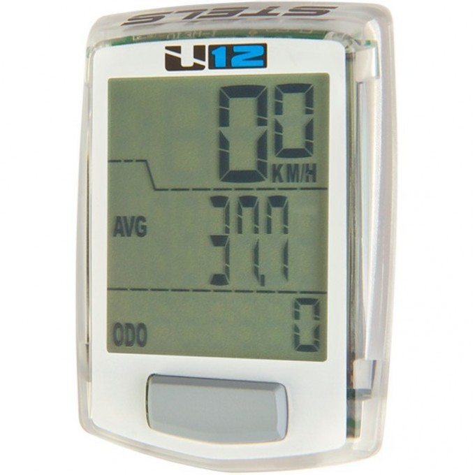 Велокомпьютер STELS U12 белый 060028