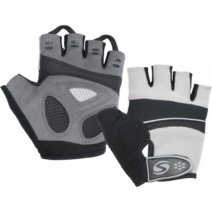 Велоперчатки STELS CG-1104 чёрно-серые р. L 380093