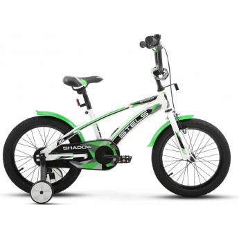 Велосипед STELS 16" SHADOW VC (JU135617) белый/зеленый Велосипед STELS 16" SHADOW VC (JU135617) белый/зеленый