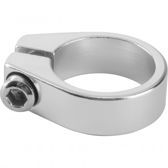 Зажим подсед. трубы серебристый